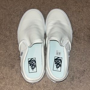 Vans Slip On Skate Shoe - White